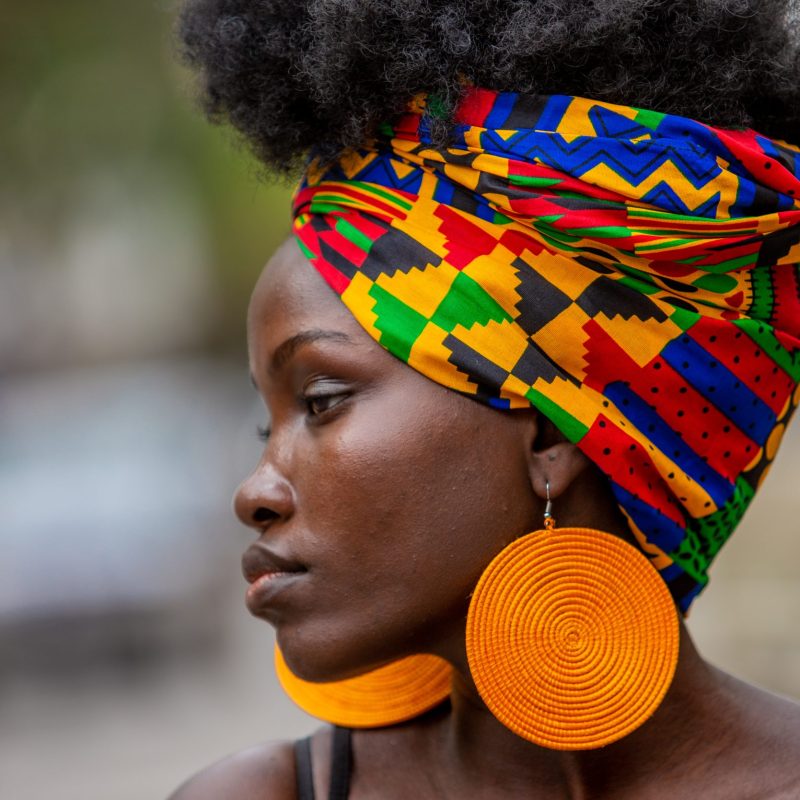 Akeyo Large Woven Earrings