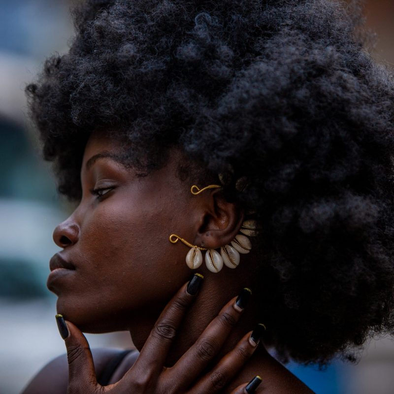 Zuri Minimalist Cowrie Shells Ear cuffs