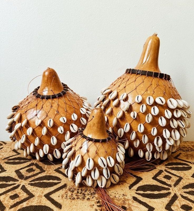 The Shekere Cowrie shell rattle