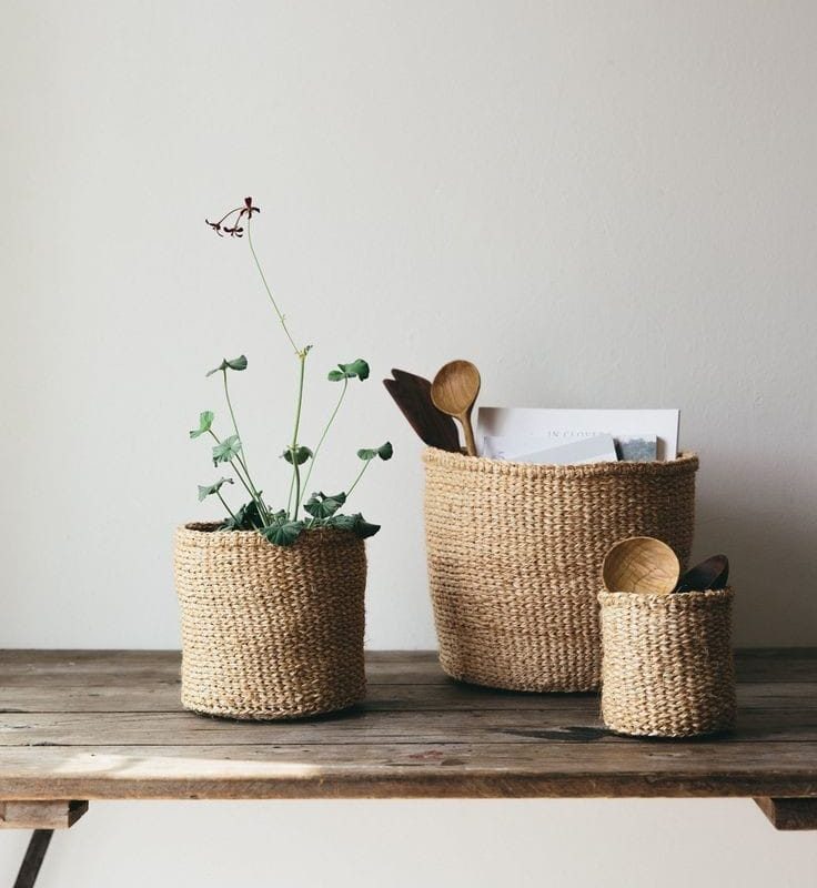 Izara Sisal Woven Basket