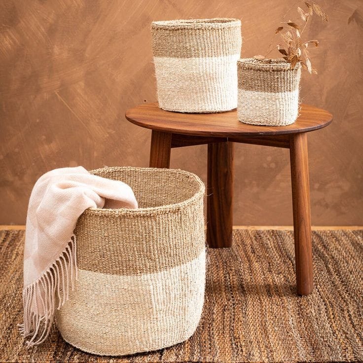 Amara Sisal Woven basket